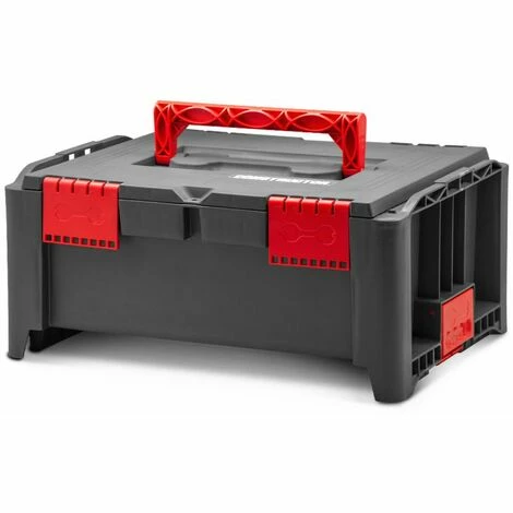 Boîte à Outils Empilable En Plastique 46.4x33.5x21.2cm - Constructor 1 Boîte à Outils Empilable En Plastique 46.4x33.5x21.2cm - Constructor