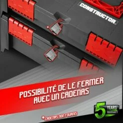 CONSTRUCTOR Lot De 2 Coffrets Empilables BEPS1 + BEPS2 - Const -Homelite Soldes Boutique 13804795 5