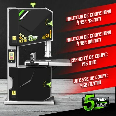 Scie à Ruban 250W Avec Guide Latéral - Constructor 3 Scie à Ruban 250W Avec Guide Latéral - Constructor - Image 3