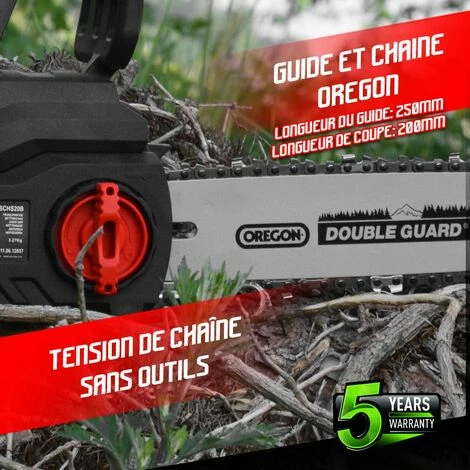 Tronçonneuse Sans Fil 20 V (sans Batterie) - Guide 250mm - Guide Et Chaîne Oregon - Constructor 4 Tronçonneuse Sans Fil 20 V (sans Batterie) - Guide 250mm - Guide Et Chaîne Oregon - Constructor - Image 4