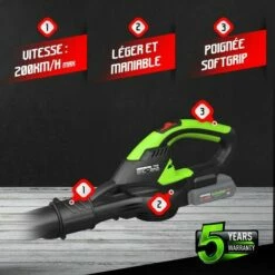 CONSTRUCTOR Souffleur Sur Batterie 20 V Max (sans Batterie) 6 CONSTRUCTOR Souffleur Sur Batterie 20 V Max (sans Batterie) -Homelite Soldes Boutique 15578731 3