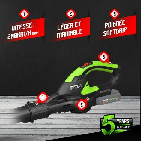 CONSTRUCTOR Souffleur Sur Batterie 20 V Max (sans Batterie) 3 CONSTRUCTOR Souffleur Sur Batterie 20 V Max (sans Batterie) - Image 3