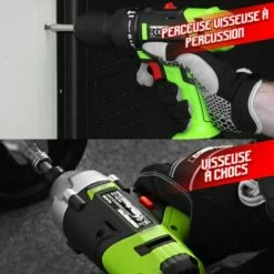 Kit 6 Machines Sans Fil 20V + 3 Batteries 4Ah Et Chargeur - Constructor -Homelite Soldes Boutique 16628328 4