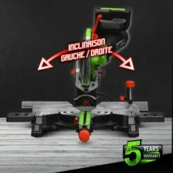 Scie Onglets Radiale 1800w-210mmavec Laser Et Double Inclinaison - Constructor -Homelite Soldes Boutique 16752228 3