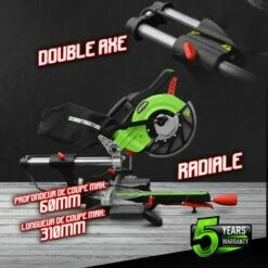 Scie Onglets Radiale 1800w-210mmavec Laser Et Double Inclinaison - Constructor -Homelite Soldes Boutique 16752228 4