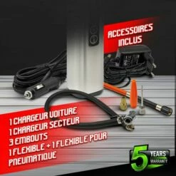 CONSTRUCTOR Compresseur Rechargeable 12V + Accessoires - Const 7 CONSTRUCTOR Compresseur Rechargeable 12V + Accessoires - Const -Homelite Soldes Boutique 26055613 3