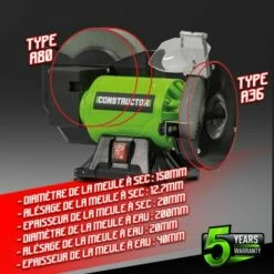 Touret à Meuler Mixte 240W - Constructor -Homelite Soldes Boutique 27613882 3