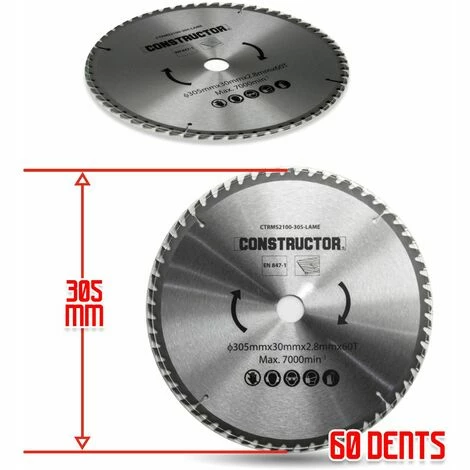 CONSTRUCTOR Lame Pour CTRMS2100-305DBLA 1 CONSTRUCTOR Lame Pour CTRMS2100-305DBLA