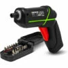 Tournevis Rechargeable 4V Lithium Avec Accessoires - 4.5Nm - Constructor