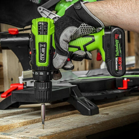 Perceuse Visseuse 20V Lithium-2 Batteries - Chargeur Rapide - Constructor 5 Perceuse Visseuse 20V Lithium-2 Batteries - Chargeur Rapide - Constructor - Image 5