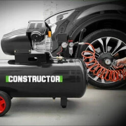 Compresseur à Huile 100L Bicylindre - 8 Bars - 2.2Kw - Constructor -Homelite Soldes Boutique 35565005 5