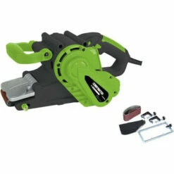 CONSTRUCTOR Ponceuse A Bande 2 En 1 + 5 Abrasifs