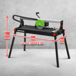 Coupe Carrelages Radial 800 W - 200mm - Longueur De Coupe Max 720mm - Livré Avec 3 Disques Diamant - Constructor -Homelite Soldes Boutique 46718730 5