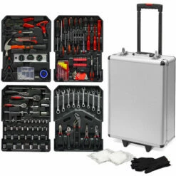 Trolley Multi Outils 820pcs Avec Poignée Téléscopique - Constructor