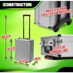 Trolley Multi Outils 820pcs Avec Poignée Téléscopique - Constructor -Homelite Soldes Boutique 49766426 5