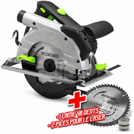 Scie Circulaire 1350W - 190mm - Constructor 1 Scie Circulaire 1350W - 190mm - Constructor
