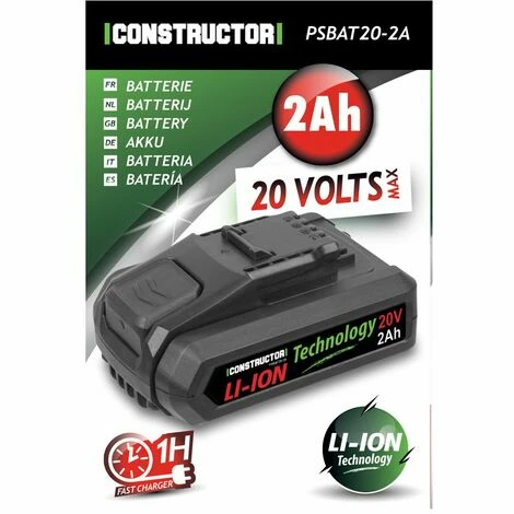 Batterie Lithium Max 20V - 2Ah - Constructor 2 Batterie Lithium Max 20V - 2Ah - Constructor - Image 2